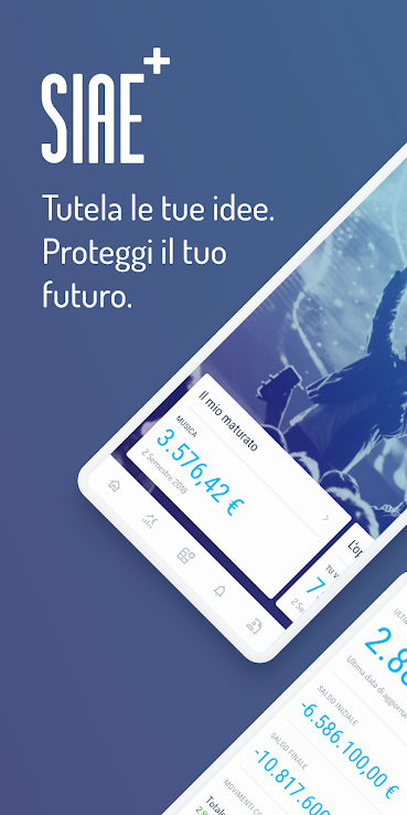 Immagine di copertina dalla app che dice: tutela le tue idee. proteggi il tuo futuro