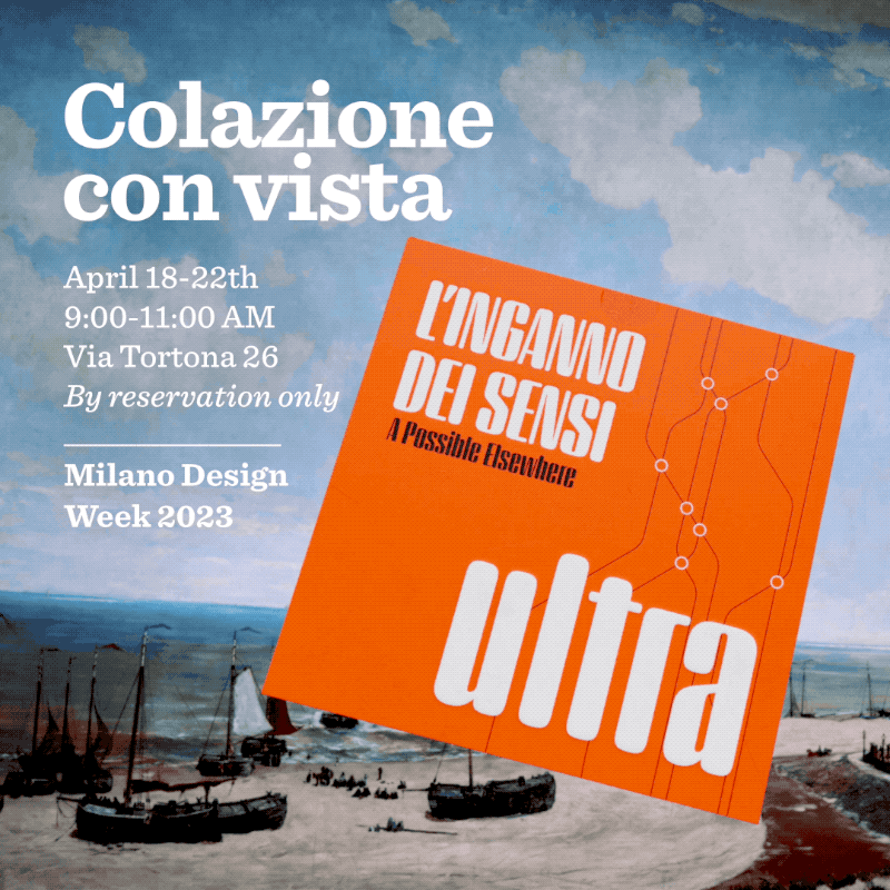 Fuorisalone Ultra colazione con vista Milano