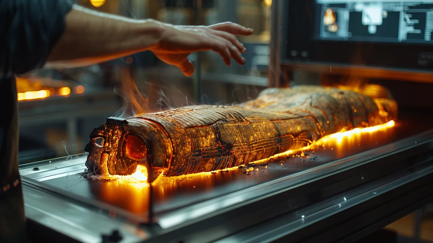 papiro epicuro intelligenza artificiale immagine generata con l'ai di un papiro