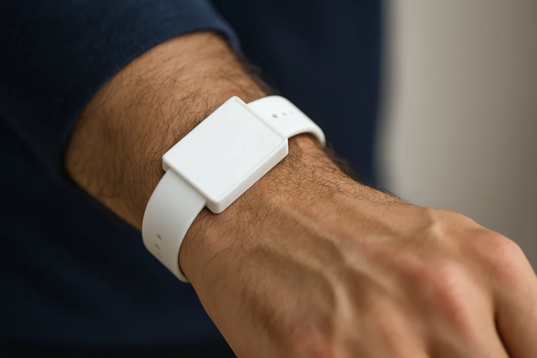 Sensore indossabile a biompedenza per il rilevamento della frequenza cardiaca e dell’attività fisica